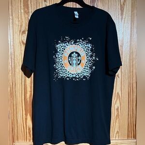 RARE Pumpkin Spice 100% Cotton Black Graphic T-Shirt